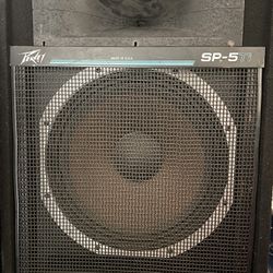 Peavey SP-5Ti PA Speakers — Pair | 15” + Horn | 500W | Works Great