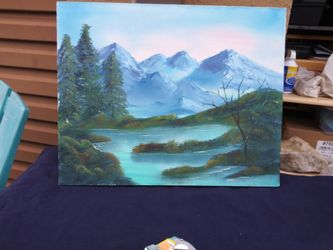 Assorted oil paintings