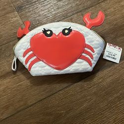 Betsy Johnson Crab Makeup Bag