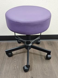 Purple Hydraulic Rolling Stool Chair - $50