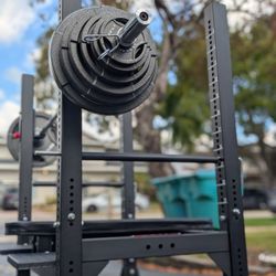 ETHOS Olympic Bench + 300 lbs Weight Set - Excellent Condition 