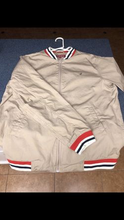 Supreme Varsity “S” Jacket—Tan