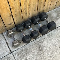 Dumbbells 25lbs 30lbs 40lbs Sets