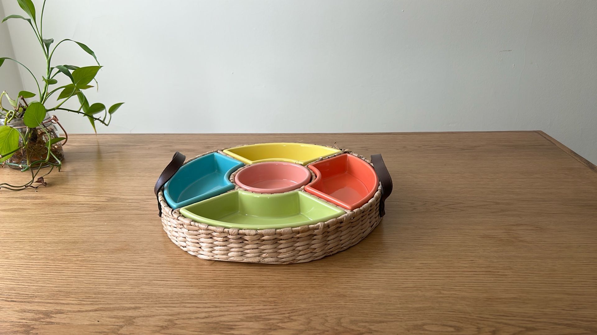 Ceramic serving tray