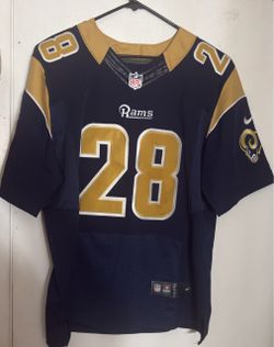 Vintage NIKE Authentic (On Field) Marshall Faulk #28 Jersey ! Size 44 .