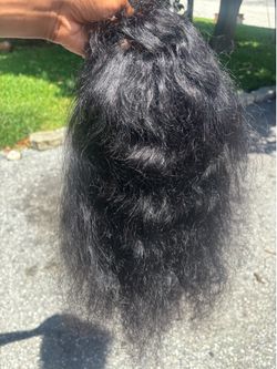 24 inch used deep wave wig