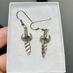 Awesome 😎 !! Snake And Dagger Earrings !
