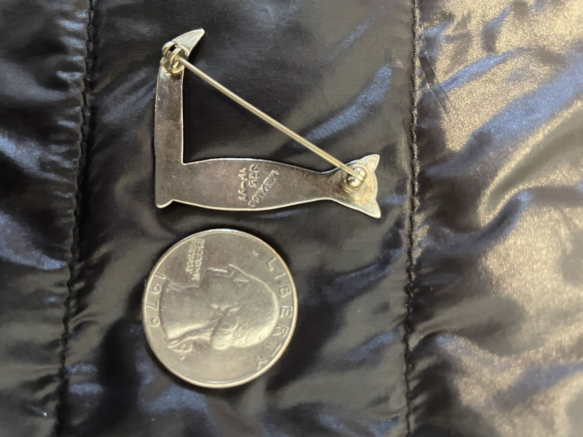 Silver Letter —L—-Pin