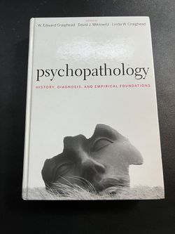 Psychopathology (Craighea­d, Miklowitz, Craighead) – Hardcover Textbook (Lower Nob Hill)