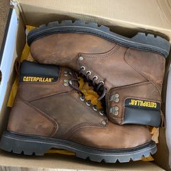 Caterpillar CAP Men's Core Second Shift St Work Leather Brown Steel Nonslip 11