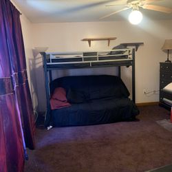 Bunk Beds With Futon Couch At Bottom 