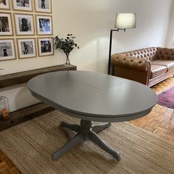 Ikea table round extendable deals