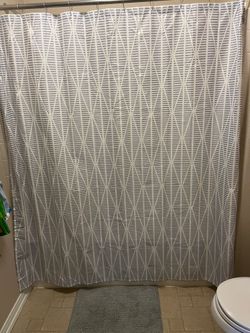 Sower Curtain Rug and Soap Holder