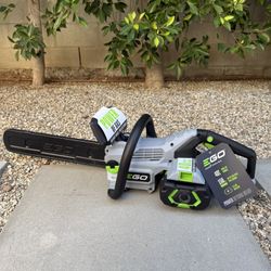 EGO 16” Power + 16” Cordless Chain Saw