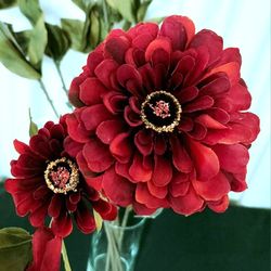 Deep Red / Wine / Ruby Colored Flowers