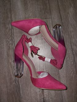 Hot Pink Chunky 3½heel