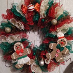 Gingerbread Christmas Wreath 