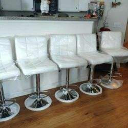 White Bar Stools Brand New $75 Each!!