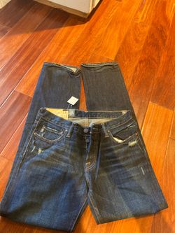 Abercrombie AF straight legs jeans 32x 34 jean denim men brand new with tag pantalones
