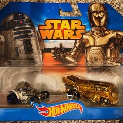 2014 HOT WHEELS STAR WARS 2 PACK R2-D2, C-3PO