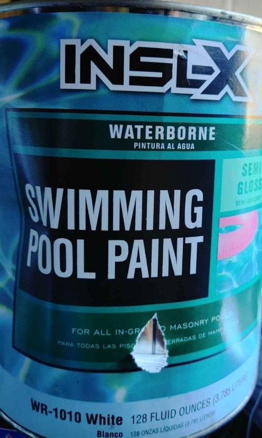 New White Swimming Pool Paint