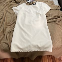 Lulus White Shift Dress 