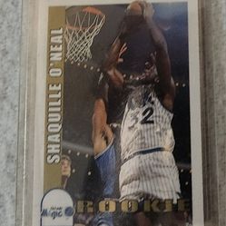1992-93 NBA Hoops Shaquille O'Neal Rookie Card