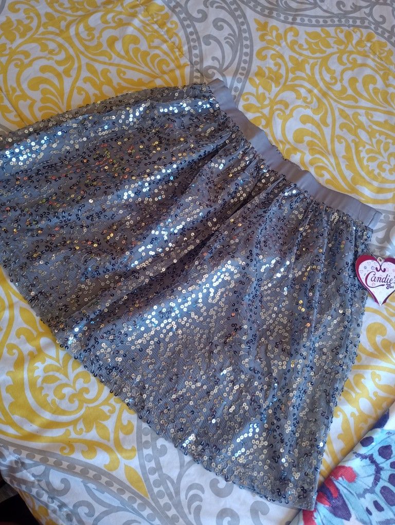 Cute New Silver Skirt