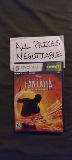 Sealed Xbox 360  Game. Disney Fantasia Music Evolved 