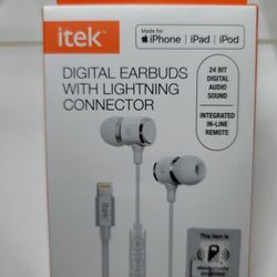 NEW Itek Medium and Large Ear Tips Digital Earbuds, White