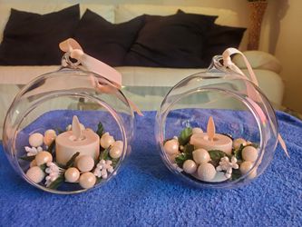 Clear Glass Christmas Ornaments