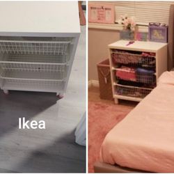 Ikea 3 Drawer  NIGHTSTAND