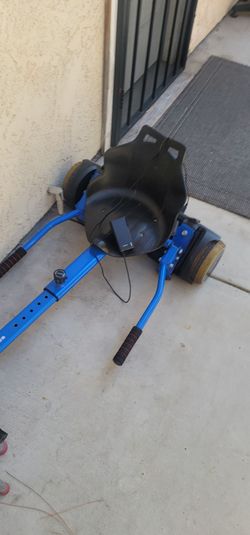 Flashing lights , Led hoverboard with gokart new condition
