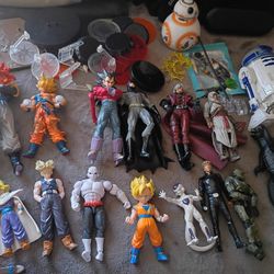 Lot Of Action Figures All For $55