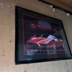Ferrari Enzo picture frame