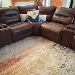 Leather Sectional For Sale - Less Than 5 Years