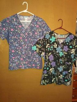Dickie scrubs, koi scrubs, tops ea are 7$