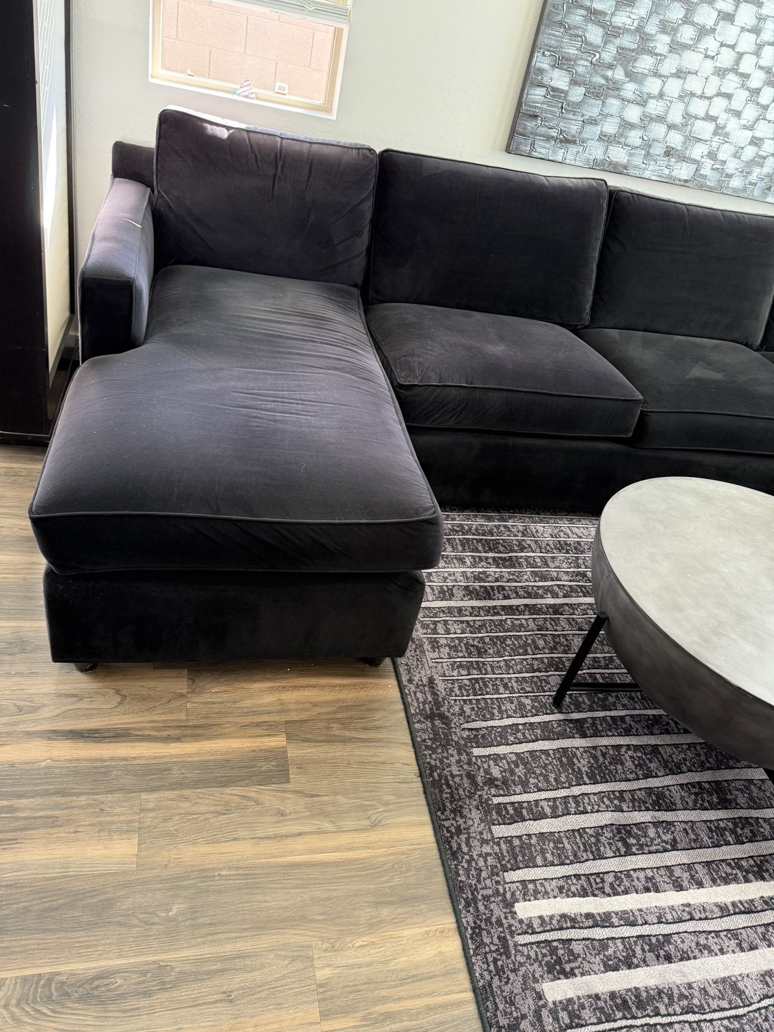 Crate & Barrel Custom Sectional