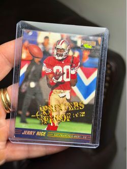 Wow 😮🏈 !! Jerry Rice 1995 Pro Line Classic Printers Proof 1/725 Rare Limited Edition Card !