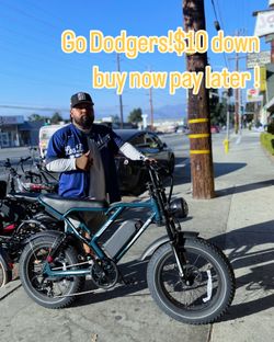 👍⚡️$50 Down No Credit 💰Green Rider Electric Bike 30mph 🎊