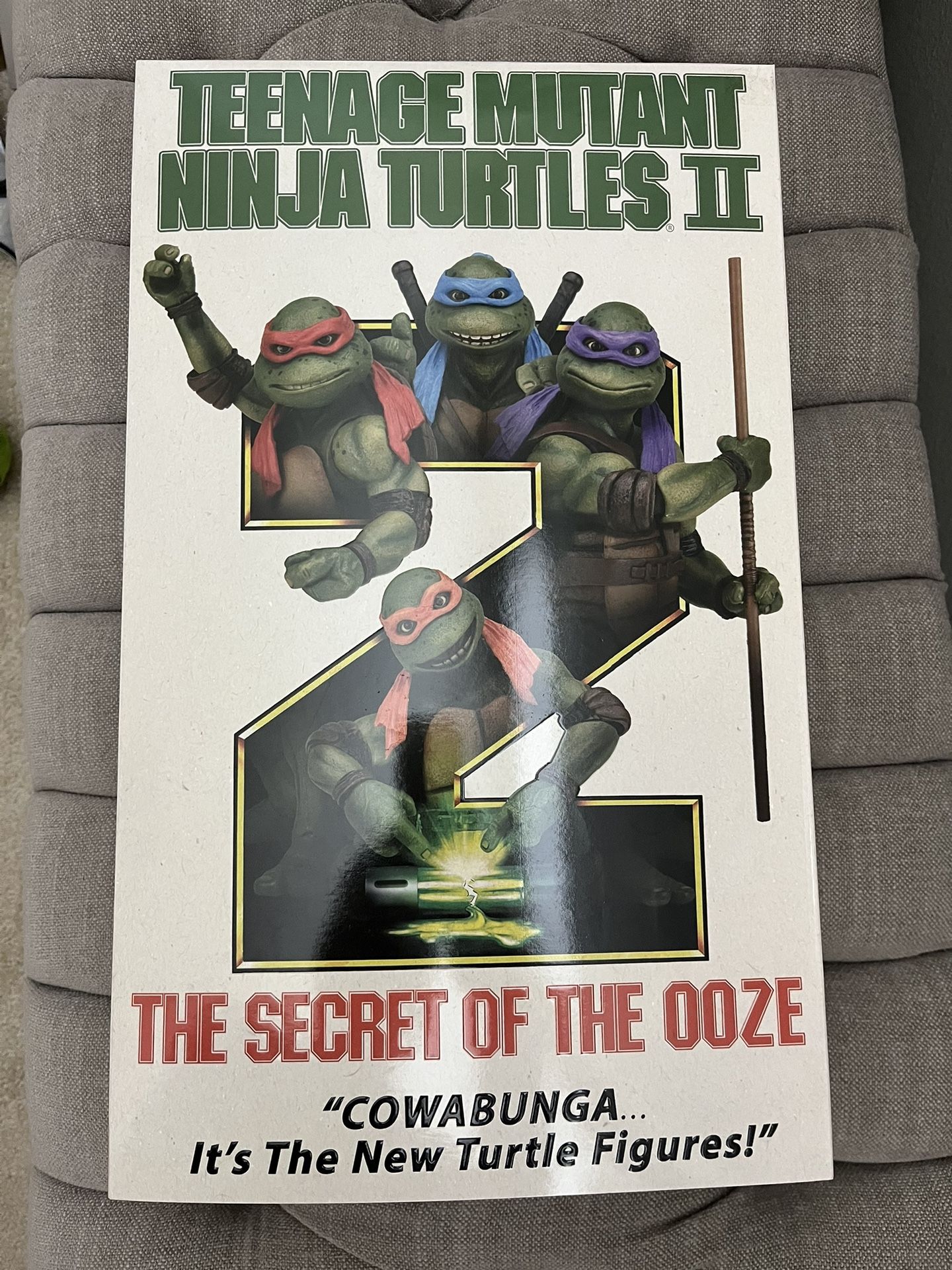 NECA TMNT Secret Of The Ooze 4 Pack movie VHS