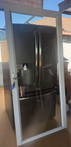 Exterior glass door
