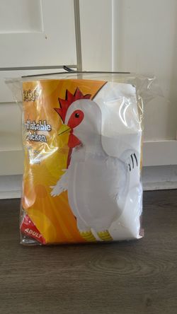 Inflatable chicken costume