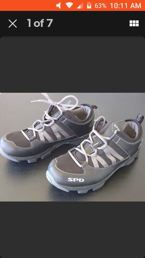 Shimano BIKE shoes. Mountain bike Shoes. MTB, SPIN. SPD. *BRAND NEW + Cleats. Men's 9.5, 10, 44 EU. SPINNING. Bicycle Shoes. Cycling Shoes