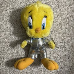 Vintage Tweety Bird Looney Tunes Astronaut Plush