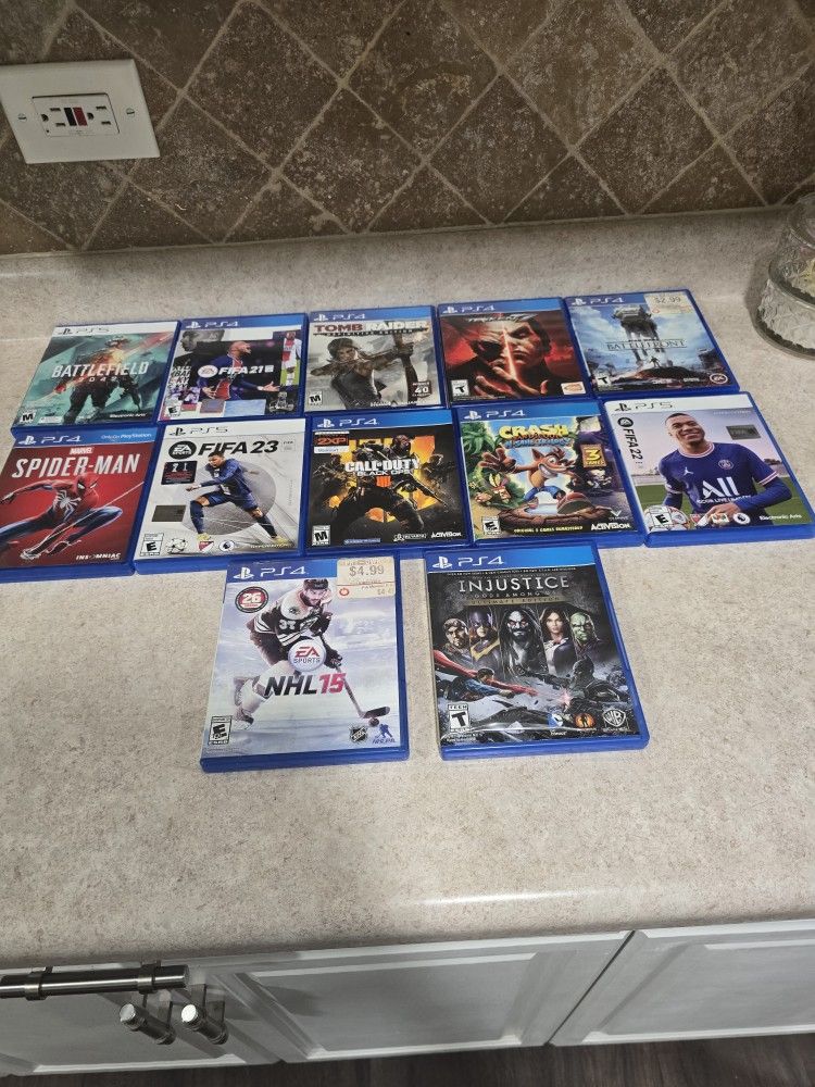 Ps4 And Couple Ps5 Games. 10 Dollars Each
