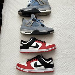 Jordan 4 and Dunks 