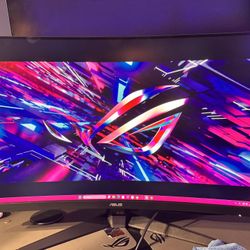 ASUS TUF Gaming 32 inch VG32VQ1B Monitor | 2560 x 1440 | 165Hz (Supports 144Hz) | DisplayPort, HDMI | BLACK
