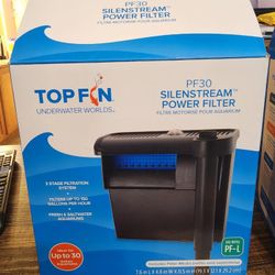 Top Fin Silentstream 30 Power Filter 