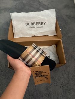 Burberry slides